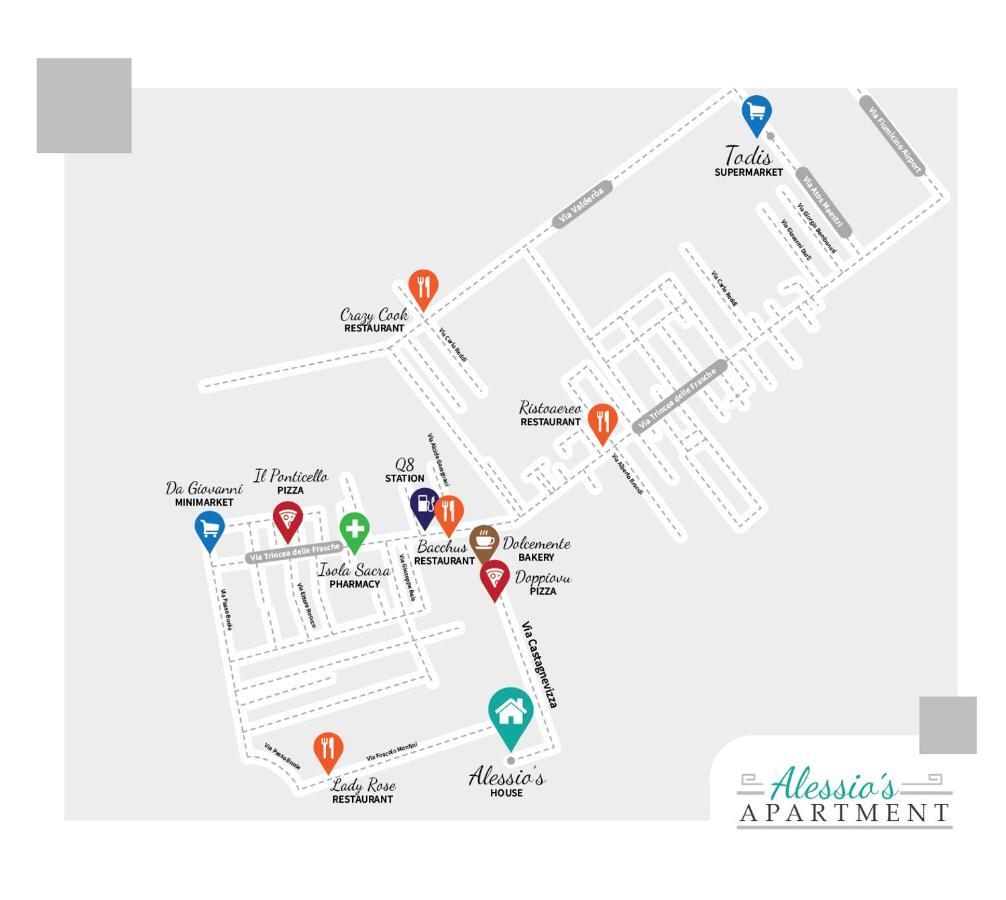 Apartmán Alessio Fiumicino Exteriér fotografie